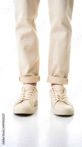 White shoes on feet, sneakers, white sneakers, white shoes