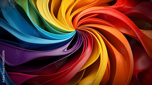 Wallpaper Mural Vibrant Swirling Colors Abstract Design Torontodigital.ca