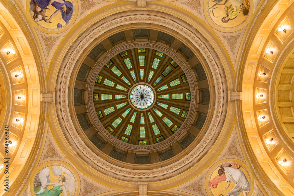 Inside The Dome of the Pierre, South Dakota Capitol Building 