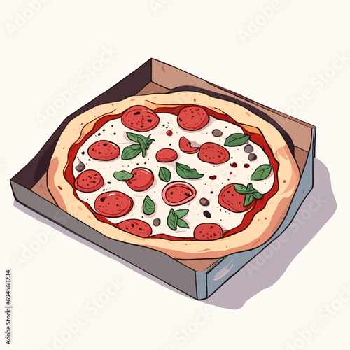 Neapolitan Pizza in Box