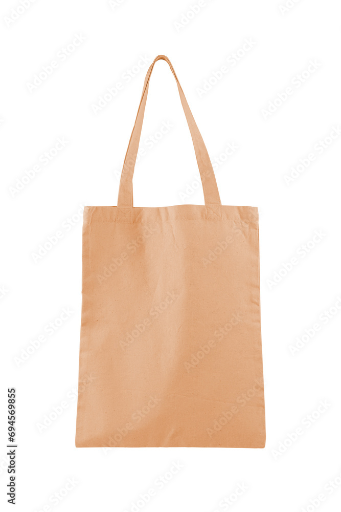 Fabric cotton, linen shopping sack, tote bag isolated on white, transparent background, PNG. Reusable orange grocery shopping bag, mockup, template for design, copy space. Eco friendly, zero waste Fabric cotton, linen shopping sack, tote bag isolated on white, transparent background, PNG. Reusable orange grocery shopping bag, mockup, template for design, copy space. Eco friendly, zero waste
