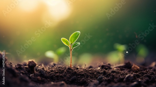 sprout in the ground