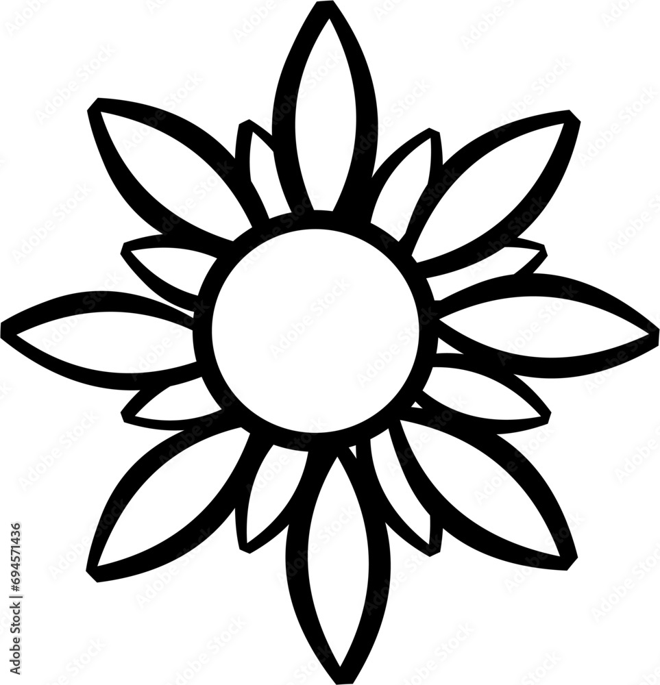a flower icon a flower icon