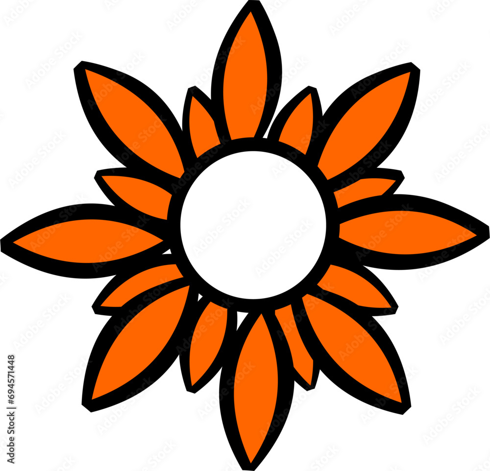 a flower icon a flower icon