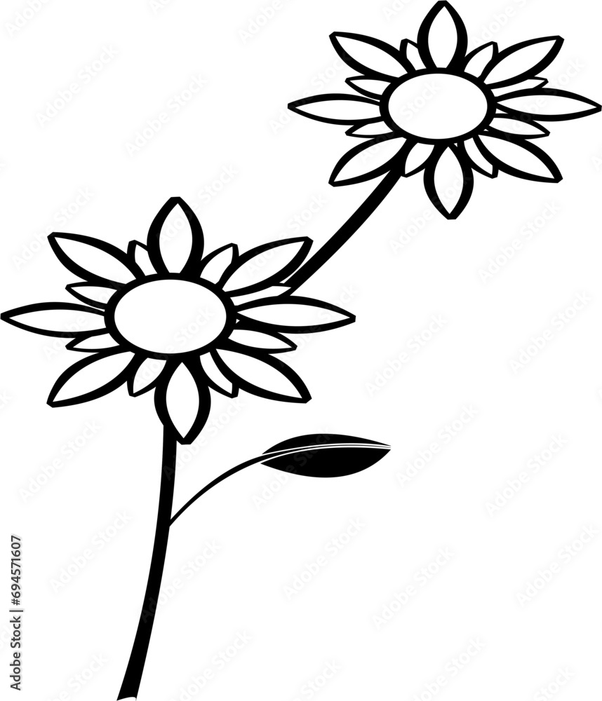 a flower icon a flower icon