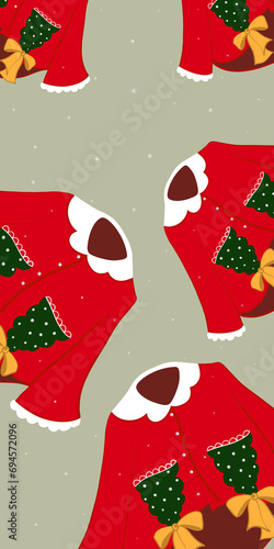 Christmas wallpaper, ChicHolidayStyle, MerryAndStylish, WinterStyle2023, ChicXmasStyles, DecemberDesktop, christmasy background with Christmas tree, new year, SeasonalBackground, photo