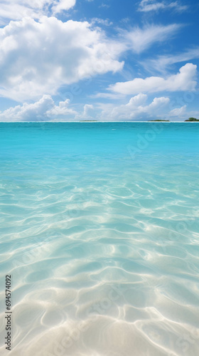Caribbean sea background. Vertical photo