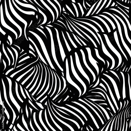 Zebra stripes pattern, unusual nature background, tribal ornament