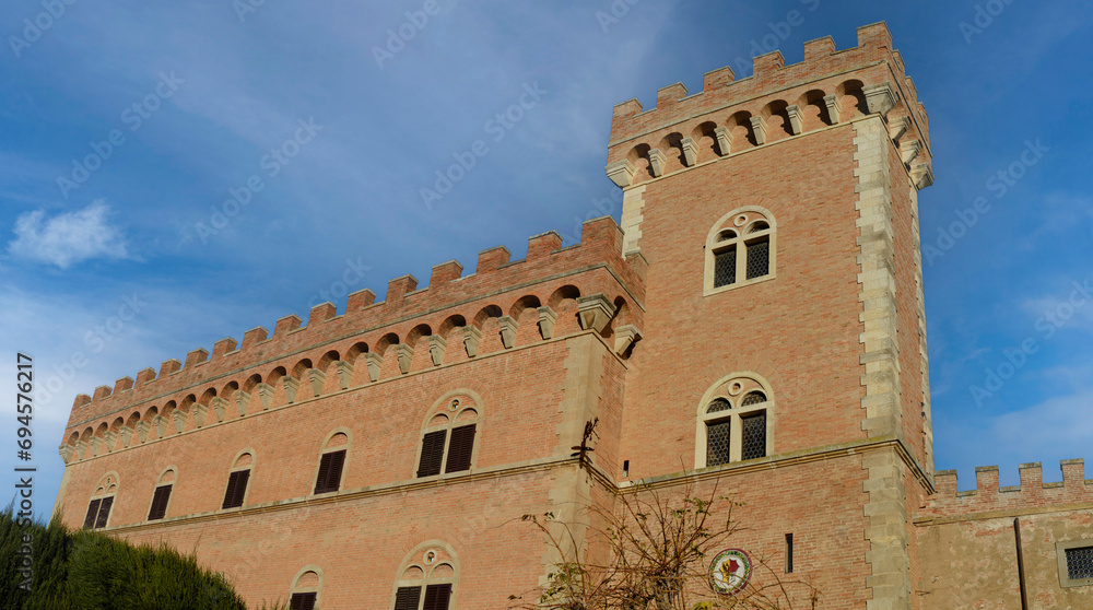 View of Bolgheri Castle, Tuscany, Italy