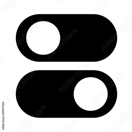 toggle line icon, switch outline vector sign, linear style pictogram isolated on white. logo illustration