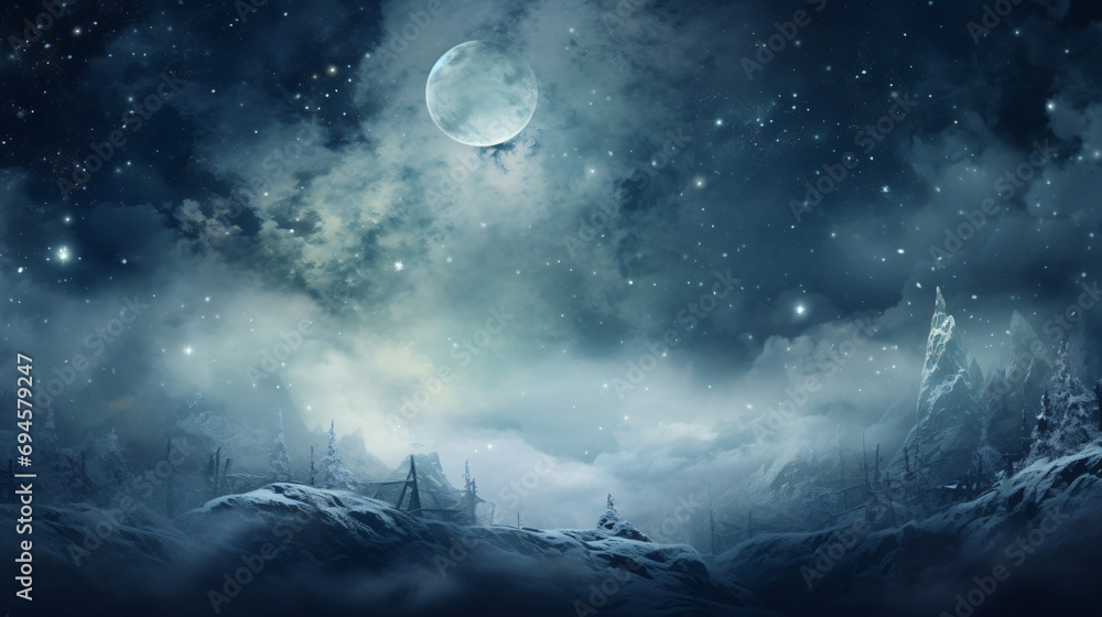 Astral Serenity Realistic Abstract Nature Wallpaper with Ethereal Snow Beauty. Generative AI Astral Serenity Realistic Abstract Nature Wallpaper with Ethereal Snow Beauty. Generative AI
