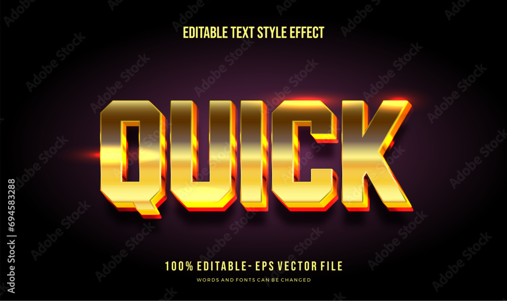Editable text effect gradient shiny glowing gold color. Text style effect. Editable fonts vector files Editable text effect gradient shiny glowing gold color. Text style effect. Editable fonts vector files