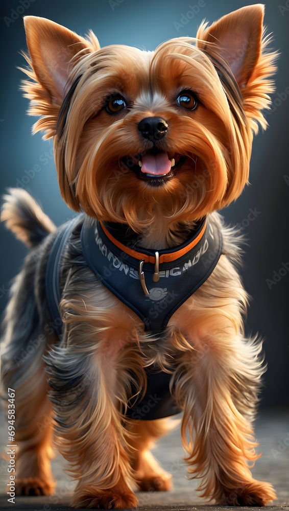 Naklejka premium yorkshire terrier