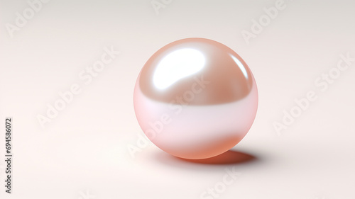 Ai Rendering of a realistic pearl photo