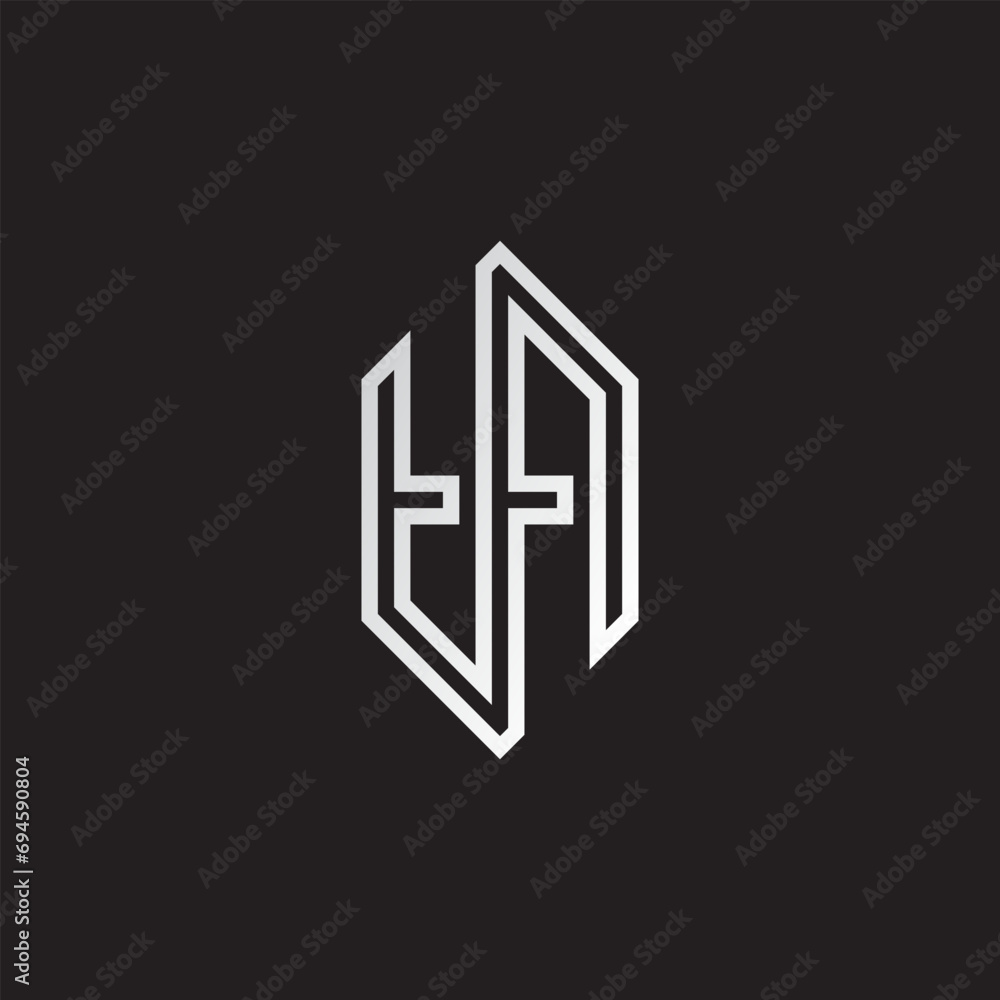 modern letter AA monogram logo template modern letter AA monogram logo template