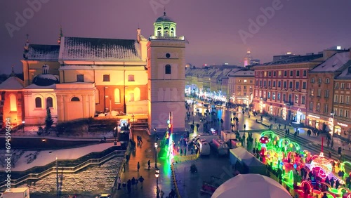 Świąteczna Starówka w Warszawie photo
