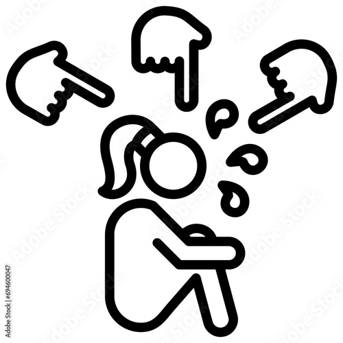 Abuse Outline Icon