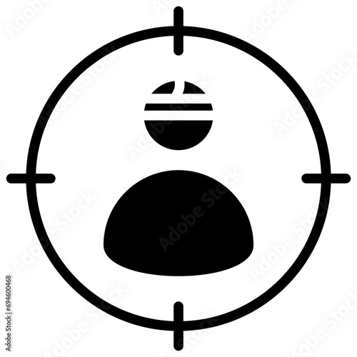 Child Victims Glyph Icon
