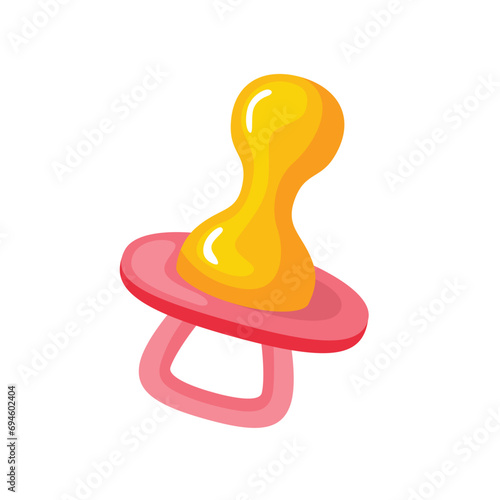 Baby pacifier icon design. Vector design