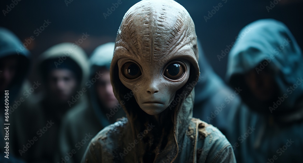Portrait of an alien Portrait of an alien