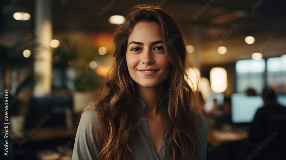 Young attractive businesswoman Young attractive businesswoman