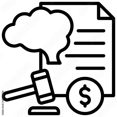 Auction Theory Outline Icon