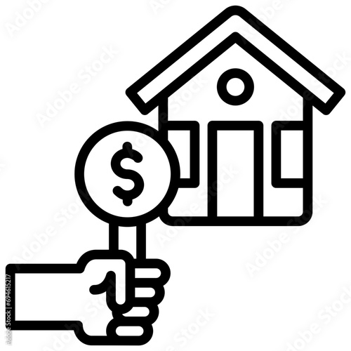 Real Estate Outline Icon