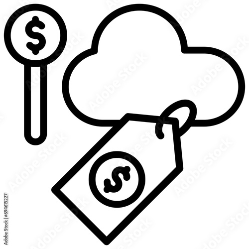 Mission Trading Outline Icon