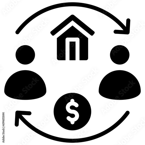 Buying Process Glyph Icon
