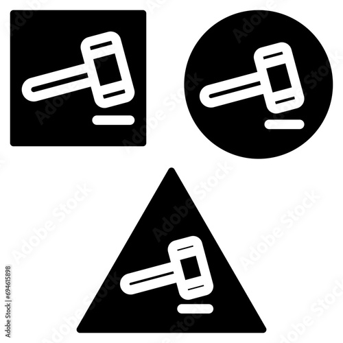 Auction Types Glyph Icon