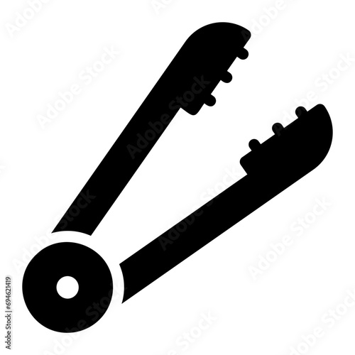 forceps glyph icon