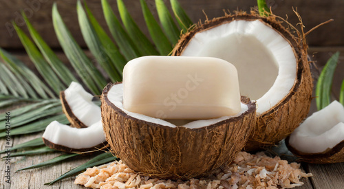 Organic Coconut Oil Soap - Mock up Photo