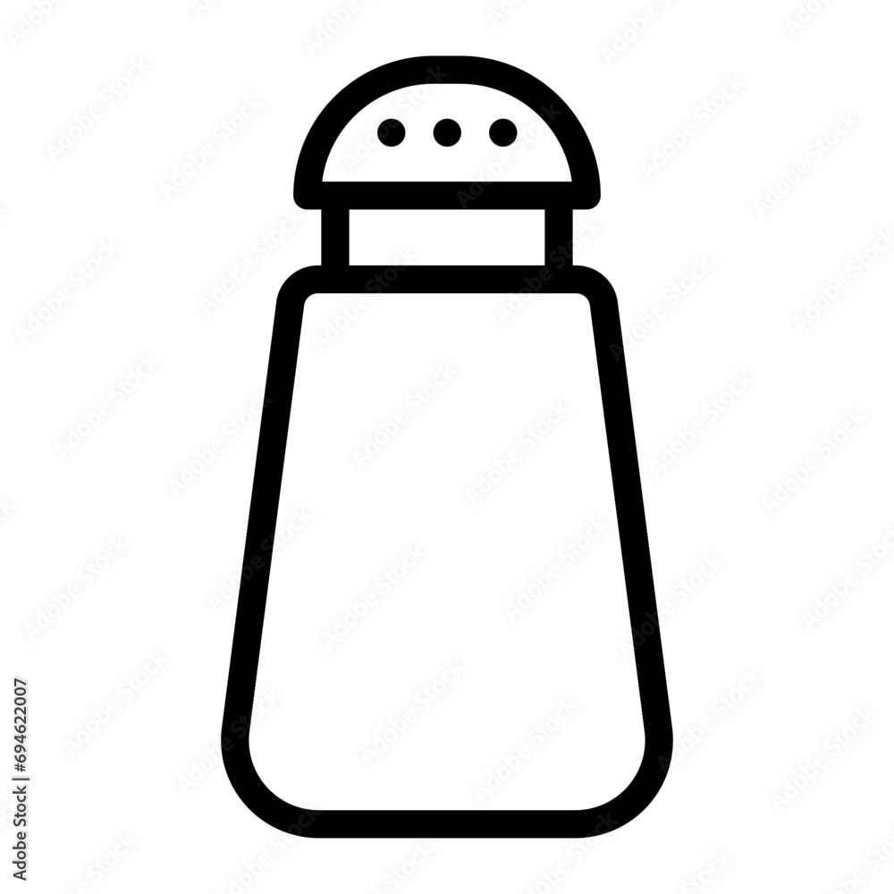 salt shaker line icon salt shaker line icon