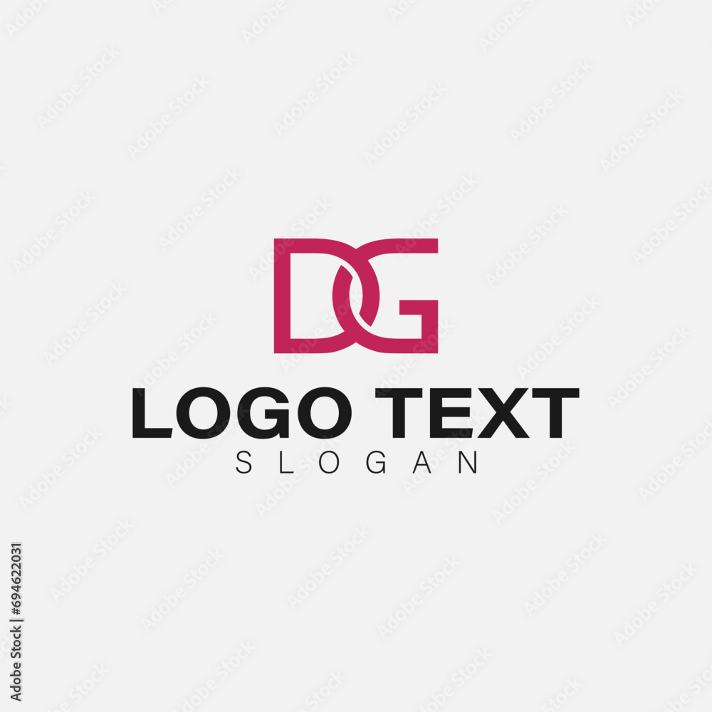 vector design elements for your company logo, letter dg logo. modern logo design, business corporate template. dg monogram logo. vector design elements for your company logo, letter dg logo. modern logo design, business corporate template. dg monogram logo.