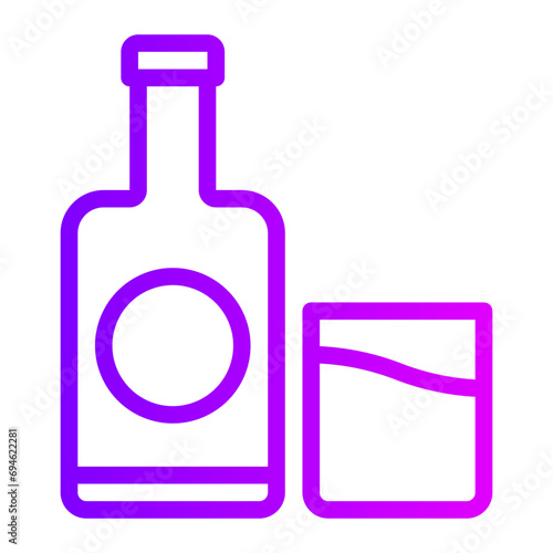 bourbon gradient icon