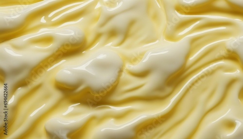 close-up of yellow cream texture for background.