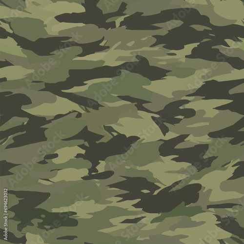 Contemporary Urban Camouflage Vector Military Textile Print, Abstract Army Style Modern Fabric Template