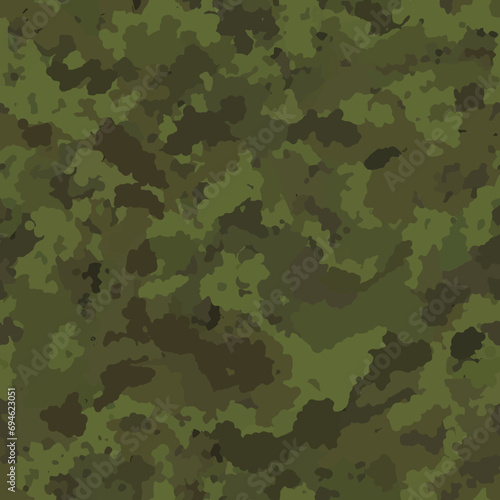 Contemporary Urban Camouflage Vector Military Textile Print, Abstract Army Style Modern Fabric Template