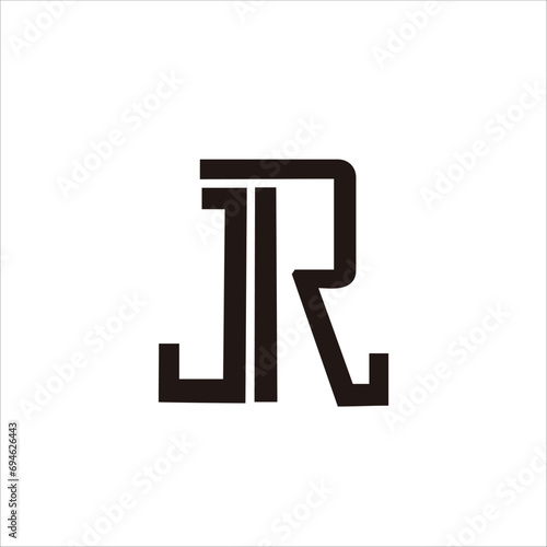 Print JR logo design for your name and product photo