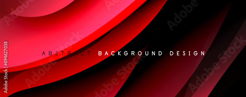 Simple fluid color gradient abstract background with dynamic wave line effect. Vector Illustration For Wallpaper, Banner, Background, Card, Book Illustration, landing page