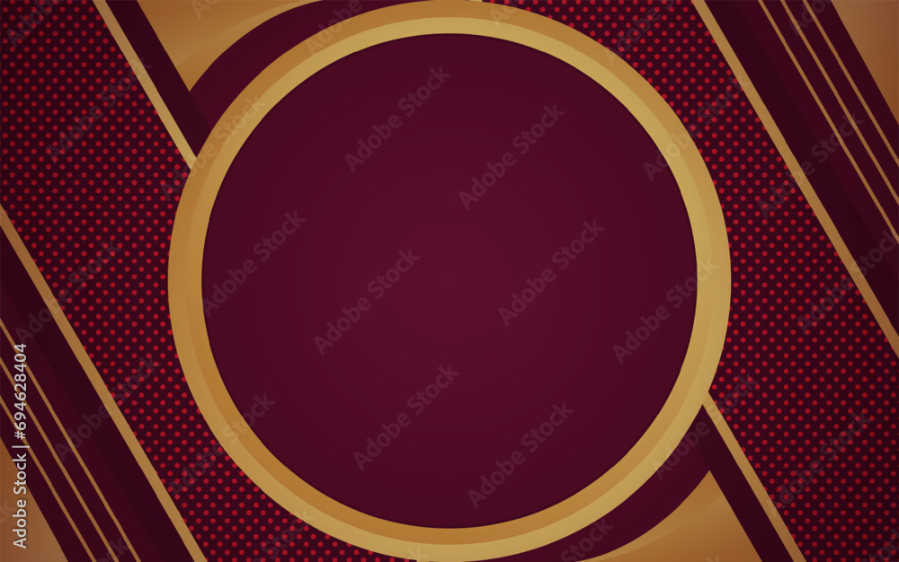 luxury gold background with a circle shape in the middle