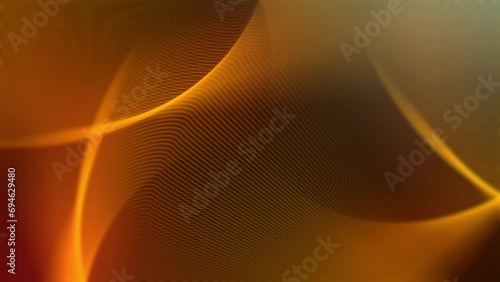 Abstract orange lines motion video background
