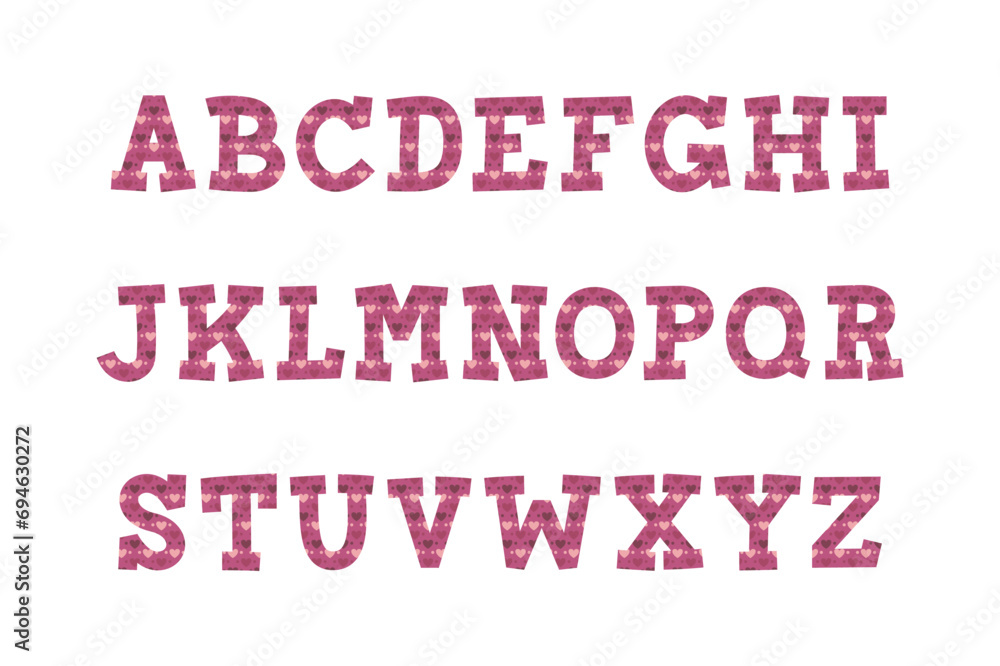 Versatile Collection of Kisses Alphabet Letters for Various Uses Versatile Collection of Kisses Alphabet Letters for Various Uses