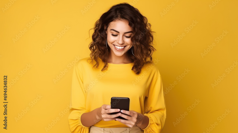 beautiful European woman up to her waist with a little smile beautiful European woman up to her waist with a little smile