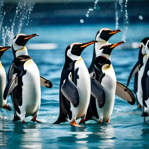 king penguin colony