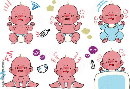 体調不良 具合の悪い赤ちゃん_まとめセット