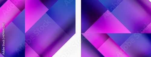 Captivating vector abstraction. Triangles interlock in mesmerizing dance, crafting dynamic geometric backdrop. Fusion of shapes and angles creates artful symphony of modern design