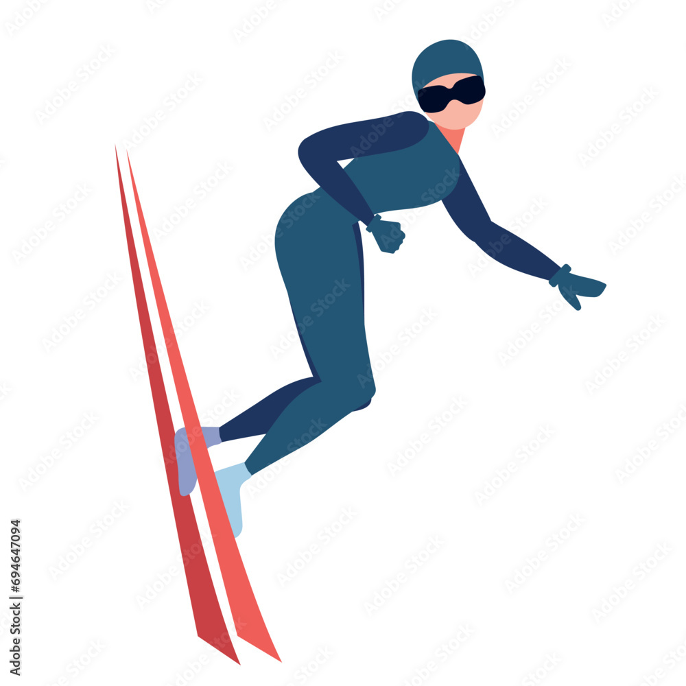 Fototapeta premium winter olympic games skiing
