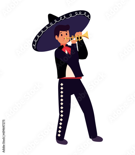 mariachi with trumpet