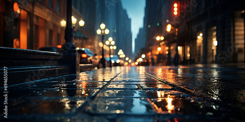 Windows of the Soul: Capturing the Essence of Urban Life Through Rain-Streaked Panes and Dusky Street Views